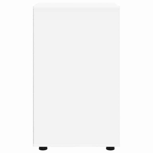 Шкаф за съхранение Бяло 40 x 48 x 81 см Инженерно дърво