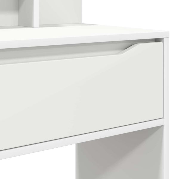 Тоалетки за спалня Бяло 80 x 39,6 x 135 см Инженерно дърво