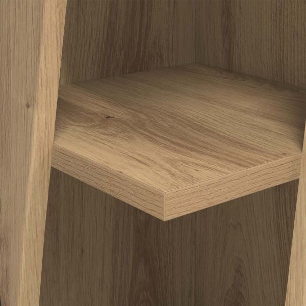 Ъглов шкаф 27,5x27x102см Инженерна дървесина Дъб