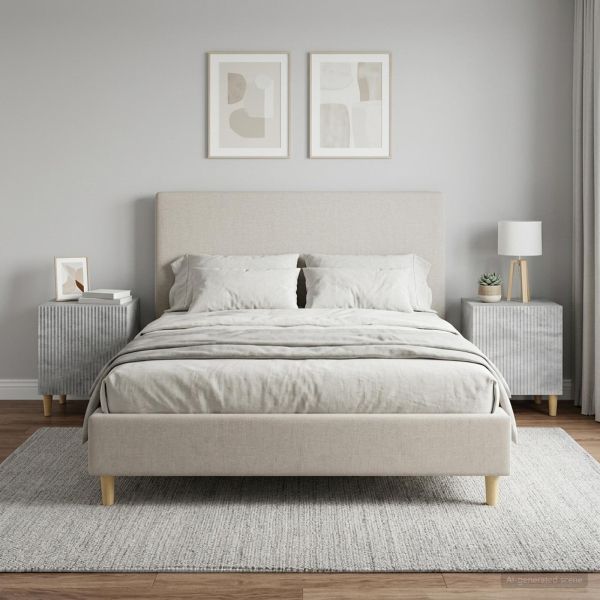 Нощен шкаф 2 pcs Бетонно сиво 43 x 34,5 x 50 см