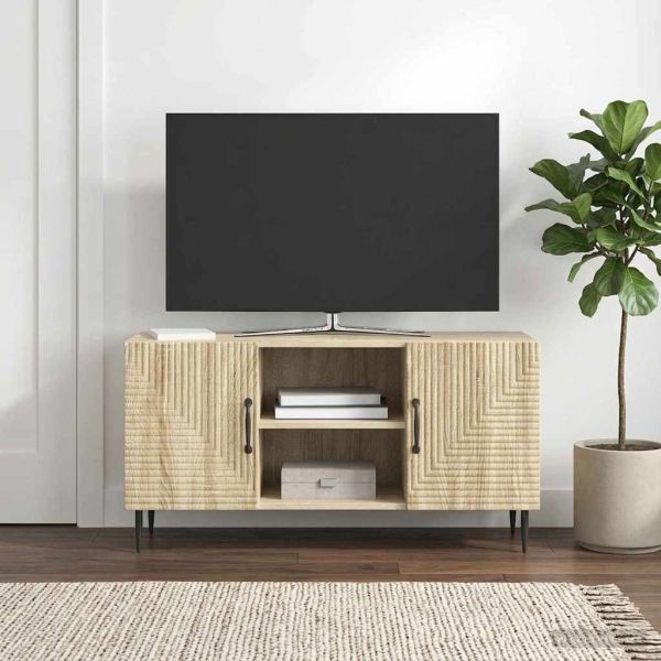 ТВ шкаф Дъб сонома 102 x 34,5 x 50 см Инженерна дървесина