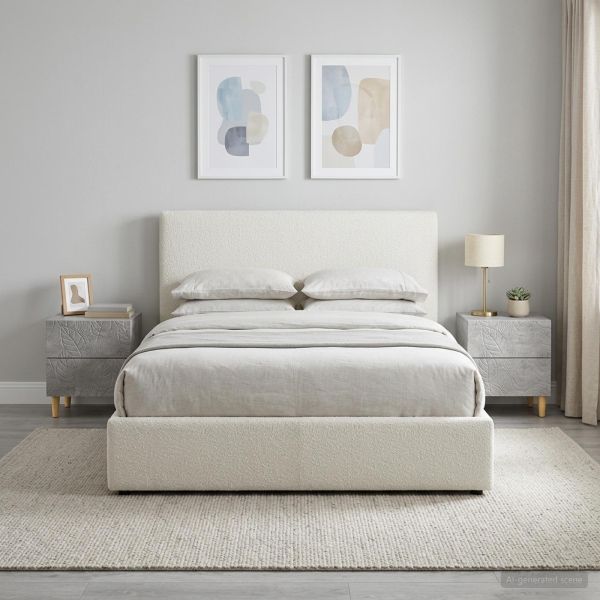 Нощно шкафче 2 pcs Бетонно сиво 43 x 34,5 x 48 см