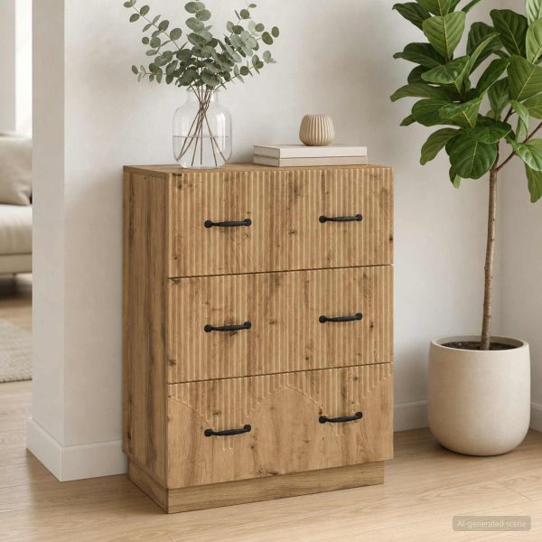 Чекмеджетен шкаф 66 x 34,5 x 87 см Инженерна дървесина