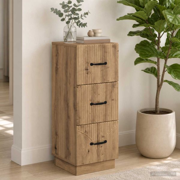 Чекмеджетен шкаф 33 x 34,5 x 87 см Инженерна дървесина