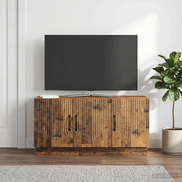 ТВ шкаф Старо дърво 99 x 34,5 x 47 см Инженерна дървесина
