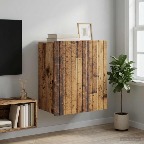 Стенно шкафче Старо дърво 59 x 31 x 64 см Инженерна дървесина