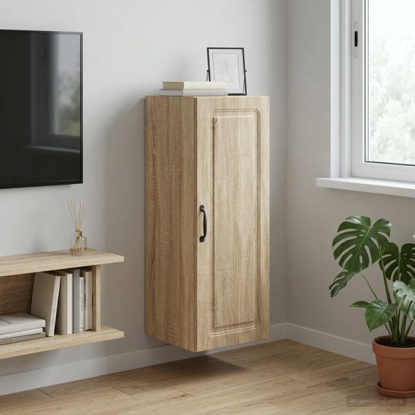 Стенно шкафче Дъб сонома 33 x 34,5 x 90 см Инженерна дървесина