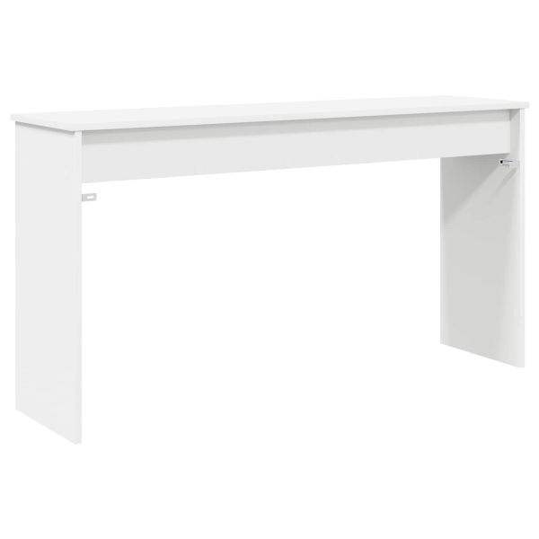Стойка за клавиатура Бяло 120 x 32 x 64 см Инженерно дърво