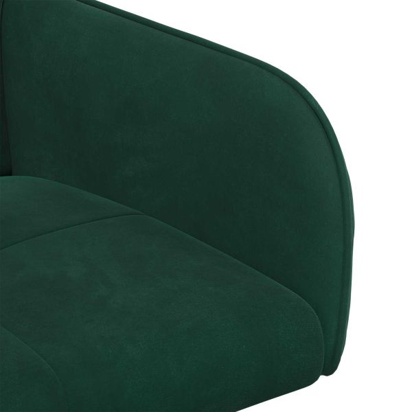 Обедени столове 4 pcs Кадифе Тъмнозелено 59 x 56,5 x 86 см
