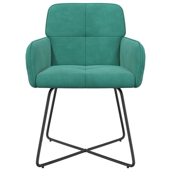 Обедени столове 6 pcs Кадифе Тюркоаз 59 x 56,5 x 86 см