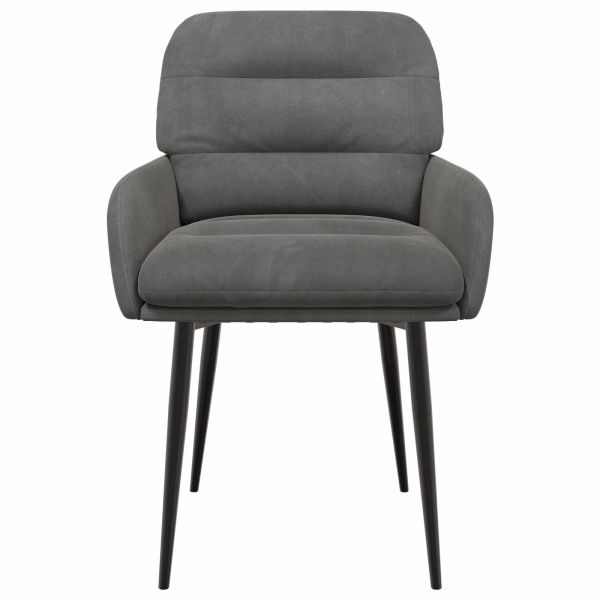Обедени столове 4 pcs Кадифе Тъмносиво 59 x 59,5 x 90 см