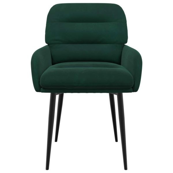 Обедени столове 6 pcs Кадифе Тъмнозелено 59 x 59,5 x 90 см