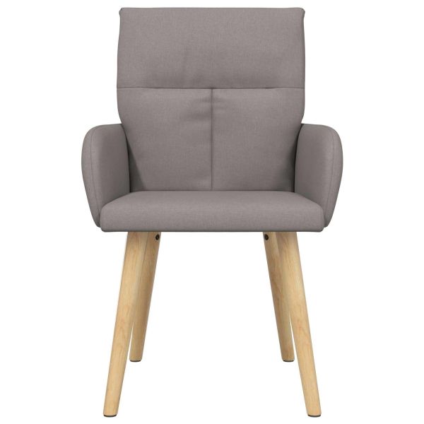 Обедени столове 4 pcs Текстил Таупе 60 x 56 x 96 см