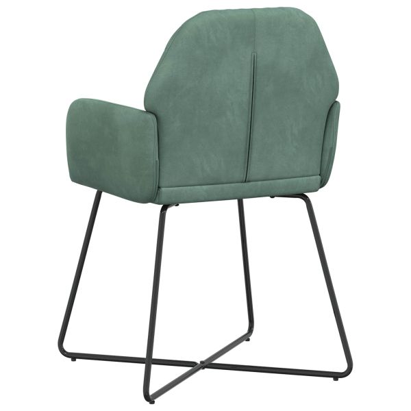 Обедени столове 4 pcs Кадифе Морско зелено 55 x 50 x 84 см
