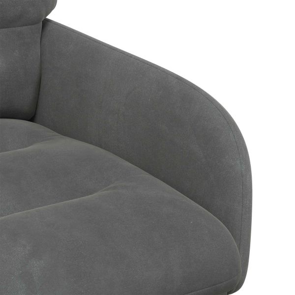 Обедени столове 2 pcs Кадифе Тъмносиво 59 x 59,5 x 90 см