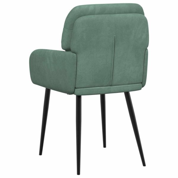 Обедени столове 2 pcs Кадифе Морско зелено 59 x 59,5 x 90 см