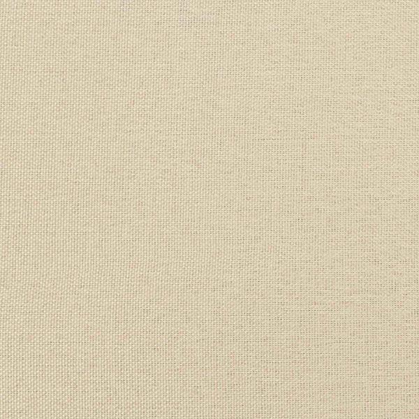 Завъртащ се офис стол 54 x 58 x 90 см Кремаво Текстил