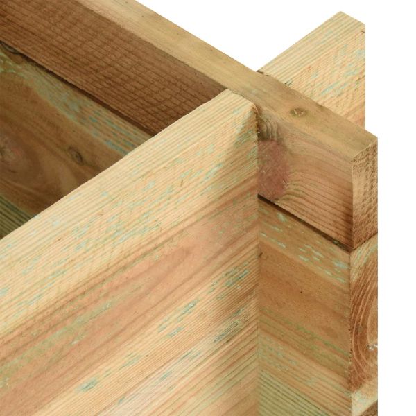 Вдигнато легло за зеленчуци Зелено 120 x 80 x 32 см