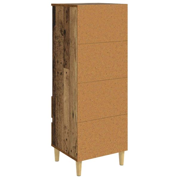 Висок шкаф Старо дърво 40 x 36 x 110 см Инженерна дървесина