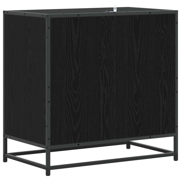 Чекмеджетен шкаф 3-Чекмедже Черен дъб 70 x 41 x 70 см