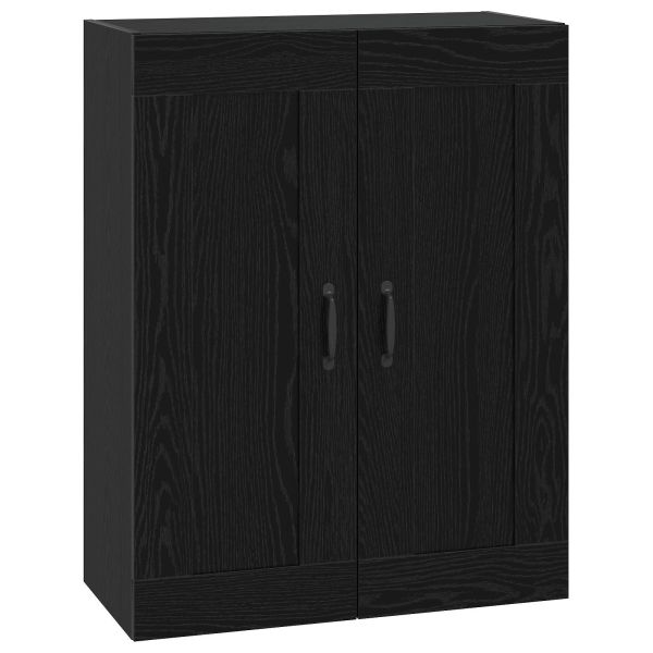 Стенен шкаф Черен дъб 69,5 x 34 x 90 см Инженерна дървесина