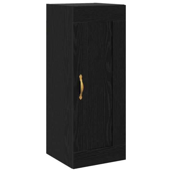 Стенен шкаф Черен дъб 34,5 x 34 x 90 см Инженерна дървесина