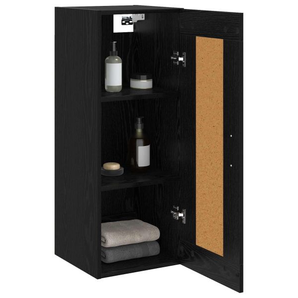 Стенен шкаф Черен дъб 34,5 x 34 x 90 см Инженерна дървесина