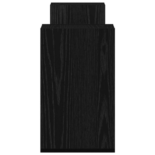 ТВ шкаф 100 x 30 x 50 cm Черен дъб Инженерна дървесина