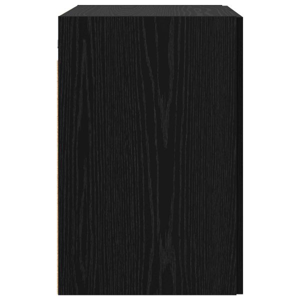 Стенен шкаф Черен дъб 80 x 42,5 x 64 см Инженерна дървесина