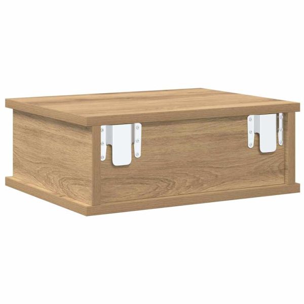 Нощно шкафче 2 бр. Дъб 40 x 31 x 15 см Инженерно дърво