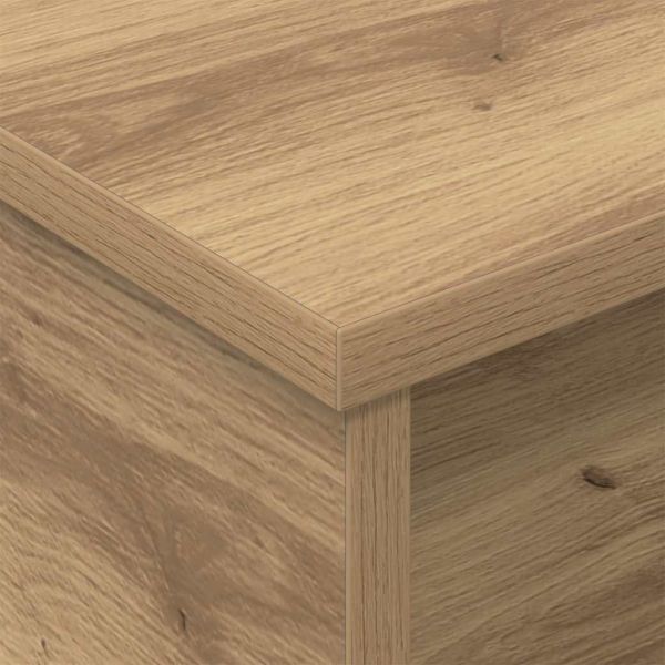 Нощно шкафче 2 бр. Дъб 40 x 31 x 15 см Инженерно дърво