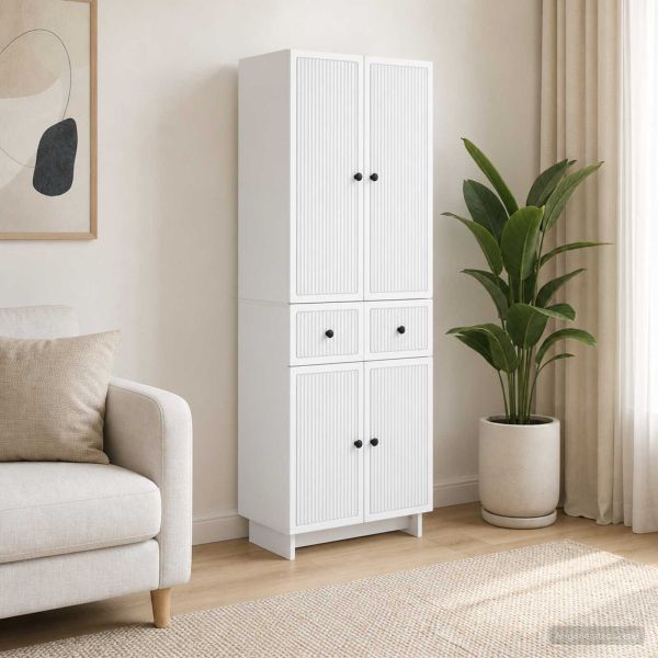 Комплект шкафове 2 pcs 66 x 34,5 x 90 см Инженерна дървесина