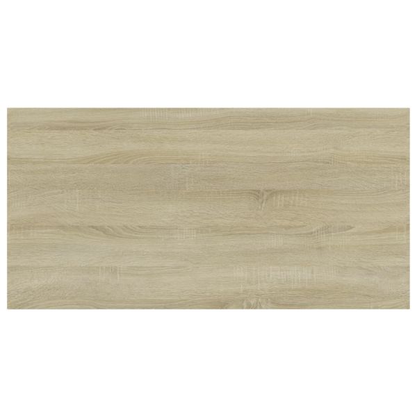 Рафтове за етажерка, 4 бр, дъб сонома, 100x50x1,5 см, ПДЧ