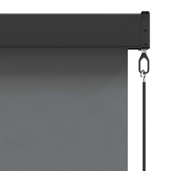 Ролетна щора Светлосиво 100 x 250 cm Текстил и Алуминий