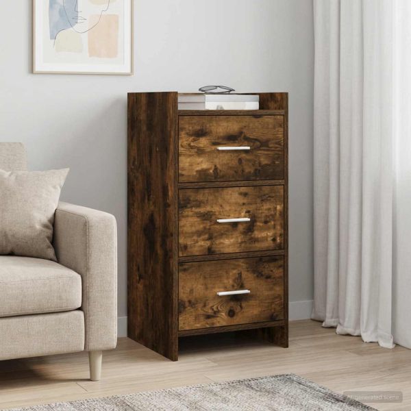 Служебен шкаф Опушен дъб 40 x 36 x 80 см Инженерна дървесина