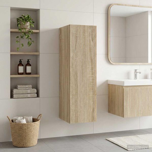 Стенно Баня Кабинет Дъб сонома 33 x 34,5 x 100 см