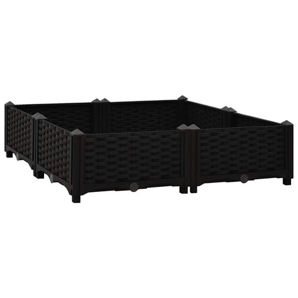 Повдигната леха, 80x80x23 см, полипропилен