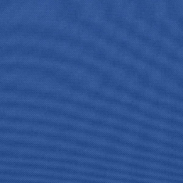 Възглавница за градинска пейка синя 120x(50+50)x7 см оксфорд