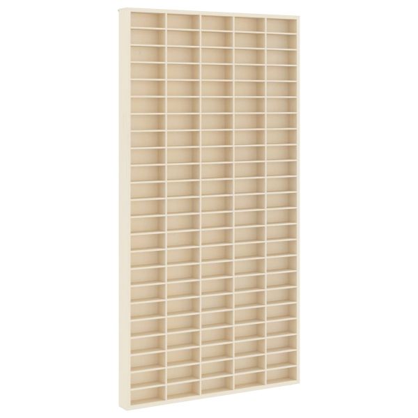 Стена дисплей кутия Монтиране на стена Бежово 50 x 4,5 x 96 см