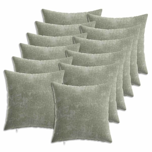 Калъфка за възглавница 12 pcs HEERLEN Зелено 40 x 40 cm