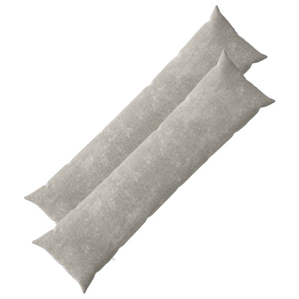 Калъфка за възглавница 2 pcs HEERLEN Светлосиво 40 x 145 см