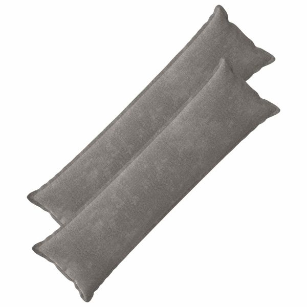 Калъфка за възглавница 2 pcs HOUTEN Тъмносиво 40 x 145 см