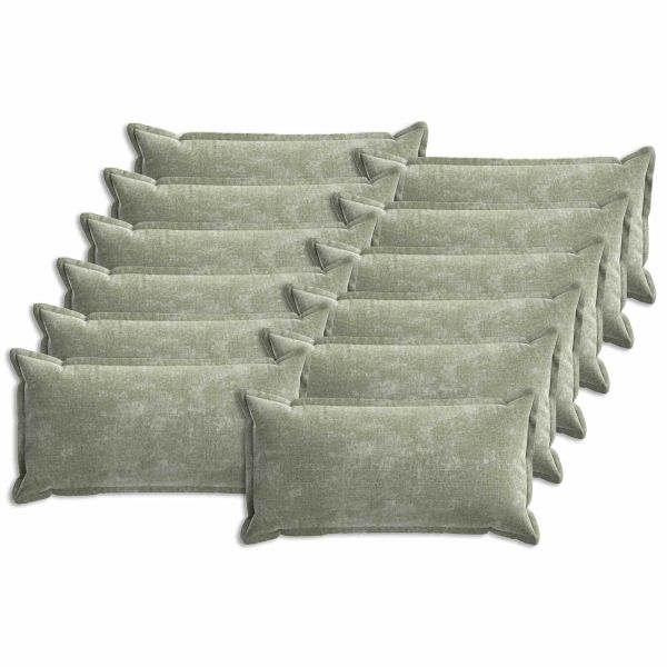 Калъфка за възглавница 12 pcs HOUTEN Зелено 40 x 80 cm