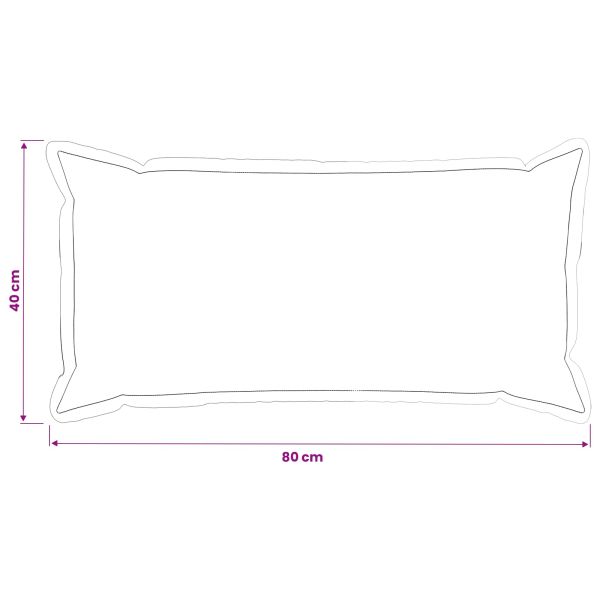 Калъфка за възглавница 12 pcs HOUTEN Зелено 40 x 80 cm
