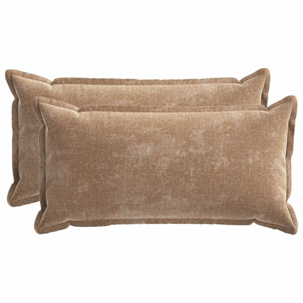 Калъфка за възглавница 2 pcs HOUTEN Кафяво 40 x 80 cm