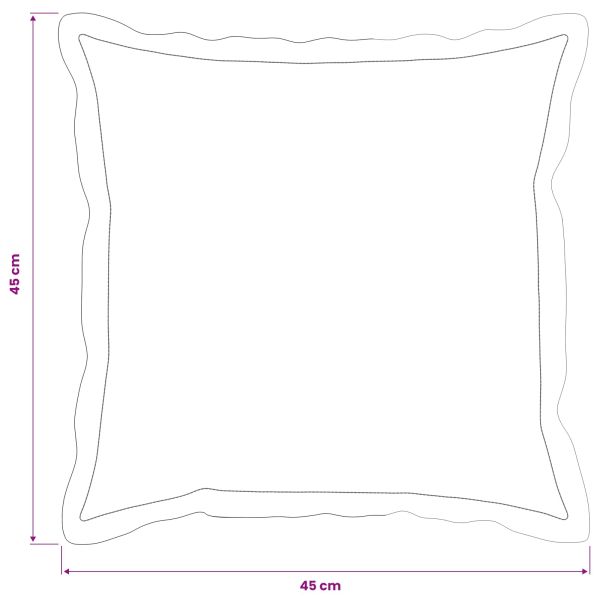 Калъфка за възглавница 2 pcs HOUTEN Зелено 45 x 45 cm