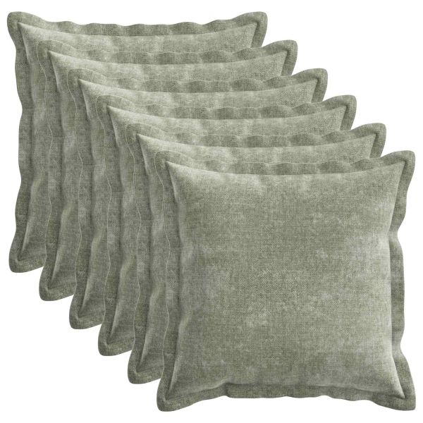 Калъфка за възглавница 6 pcs HOUTEN Зелено 50 x 50 cm
