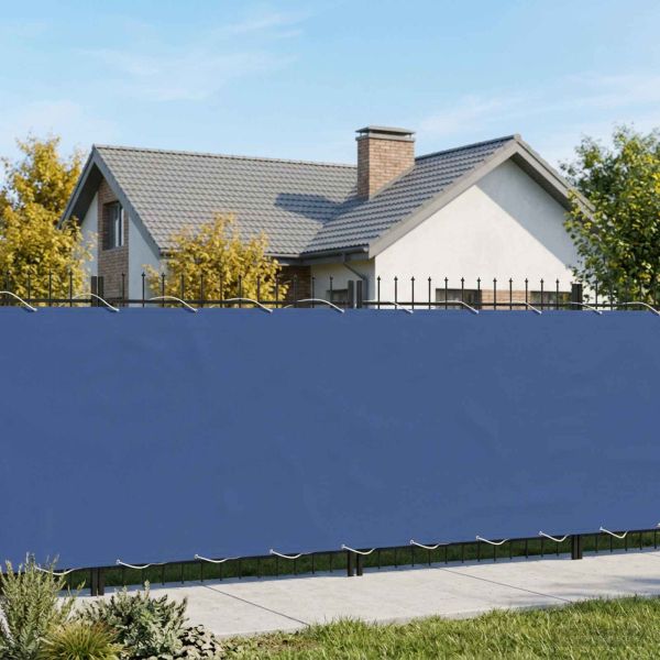 Прозорец за балкон 200 x 1000 cm Тъкан с PU покритие Синьо