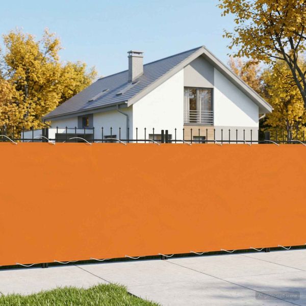 Прозорец за балкон 150 x 200 cm Тъкан с PU покритие Оранжево