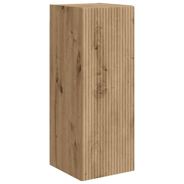 Комплект ТВ шкаф 4 pcs Дъб Инженерно дърво